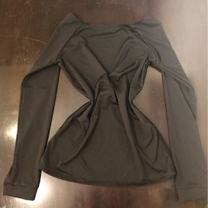 Danskin Activewear Backless Long Sleeve